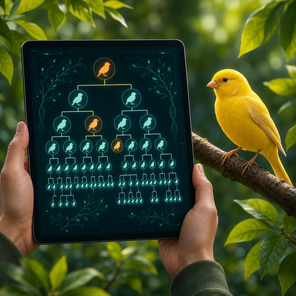 Pedigree digitale multi-generazione per tracciare antenati e parentela